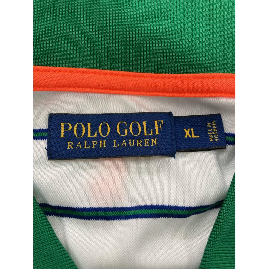 POLO GOLF RALPH LAUREN ポロゴルフラルフローレン ポロシャツ XL ホワイト ボーダー柄 ワンポイント ブランドロゴ メンズ |  | 03