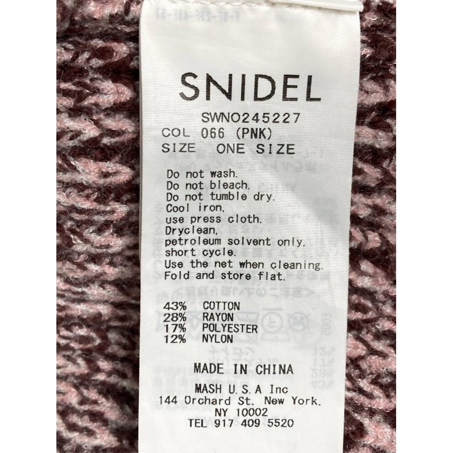 SNIDEL スナイデル ワンピース ONE SIZE ピンク コットン ニット 無地 袖なし ショート・ミニ丈 台形 タイト レディース | SNIDEL | 03