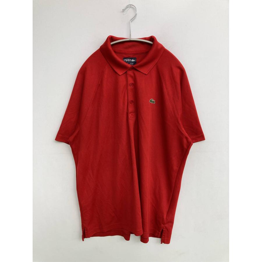 LACOSTE SPORT ラコステスポーツ ポロシャツ XXL レッド 無地 ワンポイント 半袖 ブランドロゴ メンズ | 