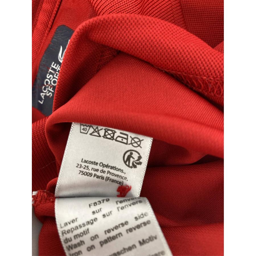 LACOSTE SPORT ラコステスポーツ ポロシャツ XXL レッド 無地 ワンポイント 半袖 ブランドロゴ メンズ |  | 04