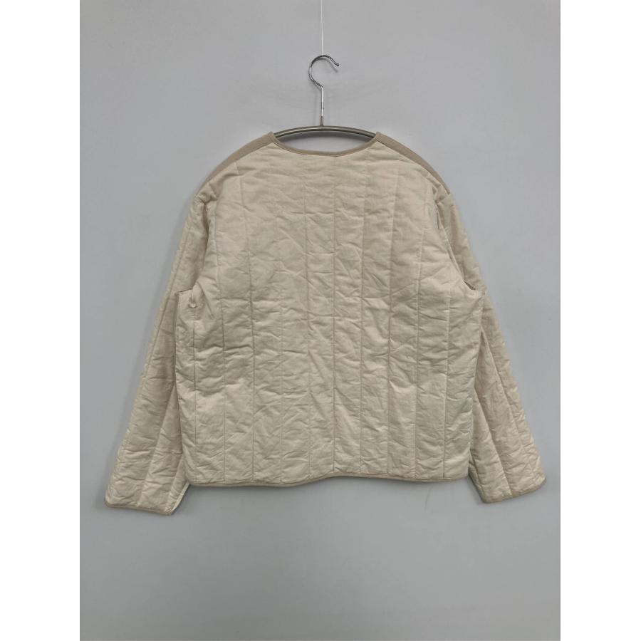 TODAYFUL トゥデイフル ノーカラージャケット F アイボリー コットン 無地 キルティング ショート丈 レディース | TODAYFUL | 01