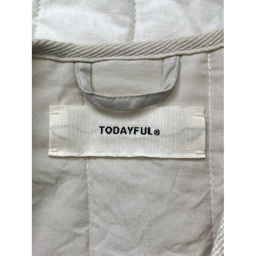 TODAYFUL トゥデイフル ノーカラージャケット F アイボリー コットン 無地 キルティング ショート丈 レディース | TODAYFUL | 02
