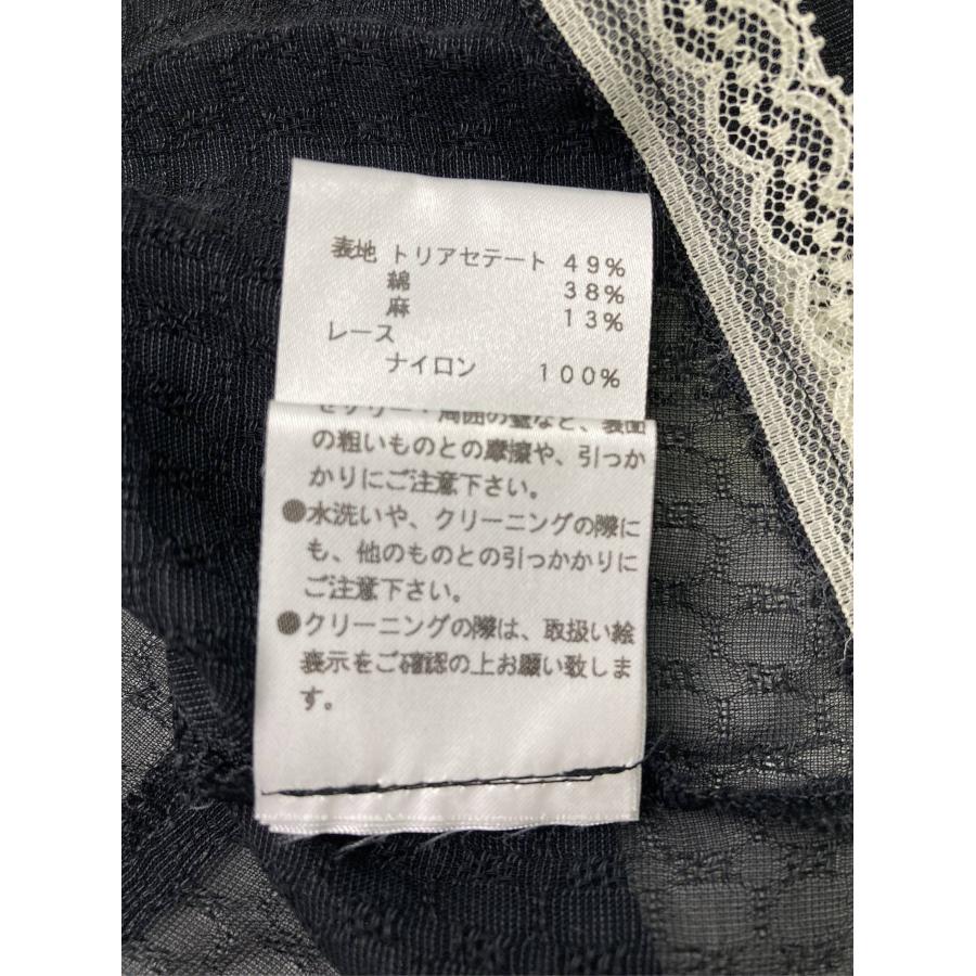 NOLLEY'S ノーリーズ カーディガン/ボレロ 38 ブラック コットン リネン・麻 レース ショート丈 半端袖 レディース | NOLLEY'S | 05