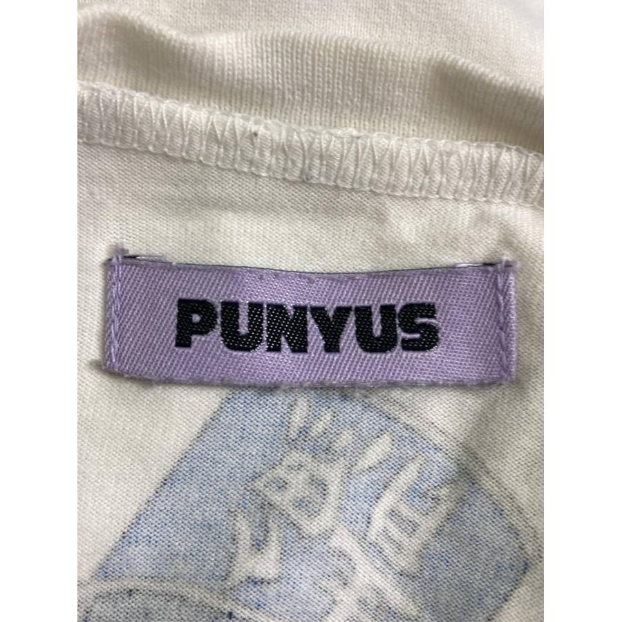 PUNYUS プニュズ Tシャツ/カットソー ホワイト 前面プリント その他総柄 ミドル丈 半袖 クルーネック(丸首) メンズ レディース | PUNYUS | 02