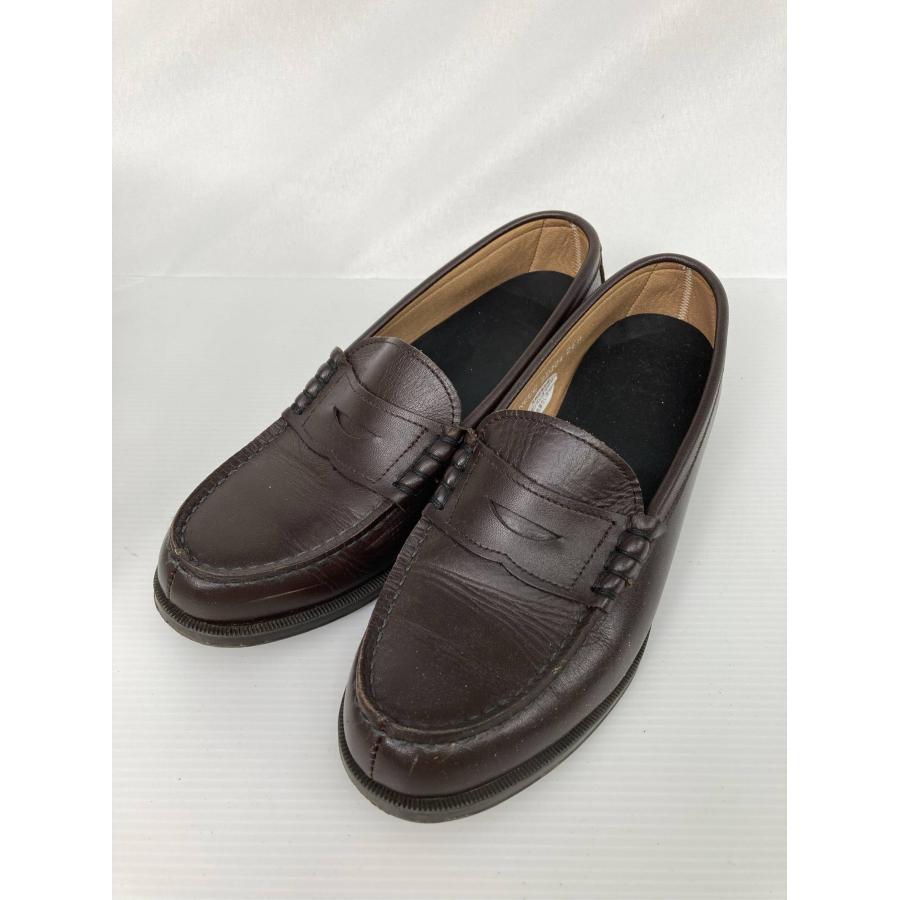 HARUTA ハルタ ローファー 24 1/2 ブラウン レザー・本革 無地 〜3cm コインローファー メンズ | HARUTA