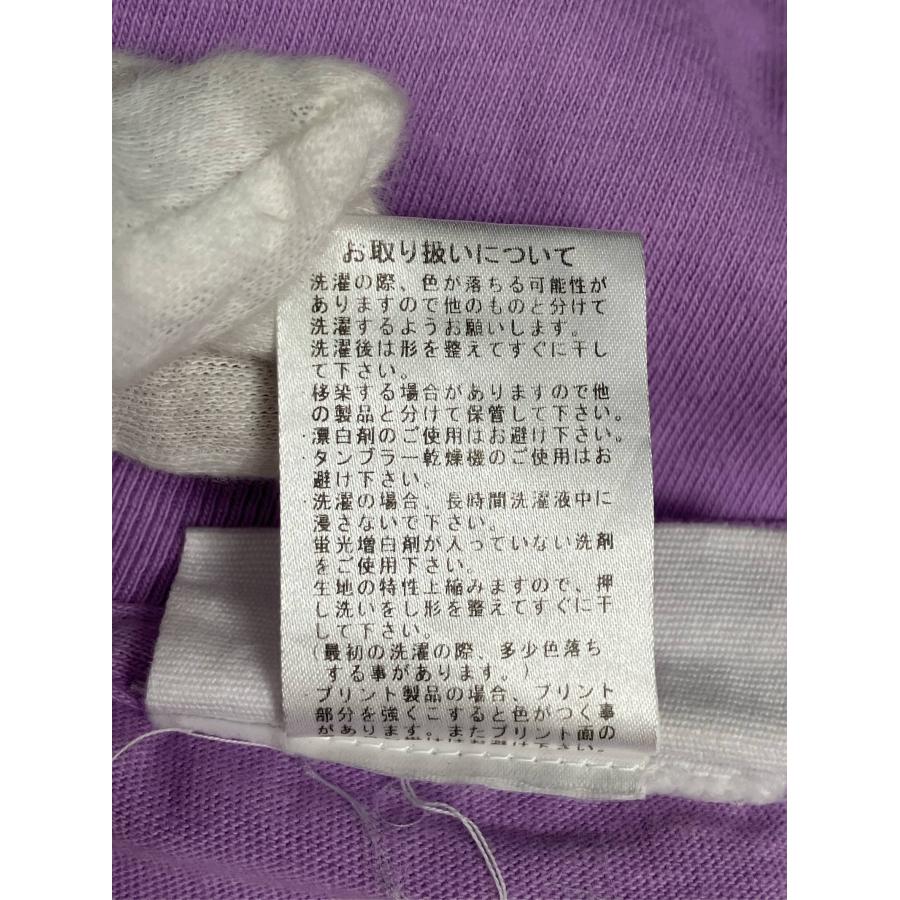 Left Alone レフトアローン Tシャツ/カットソー L パープル 前面プリント ワンポイント 刺繍 ミドル丈 半袖 メンズ レディース |  | 05