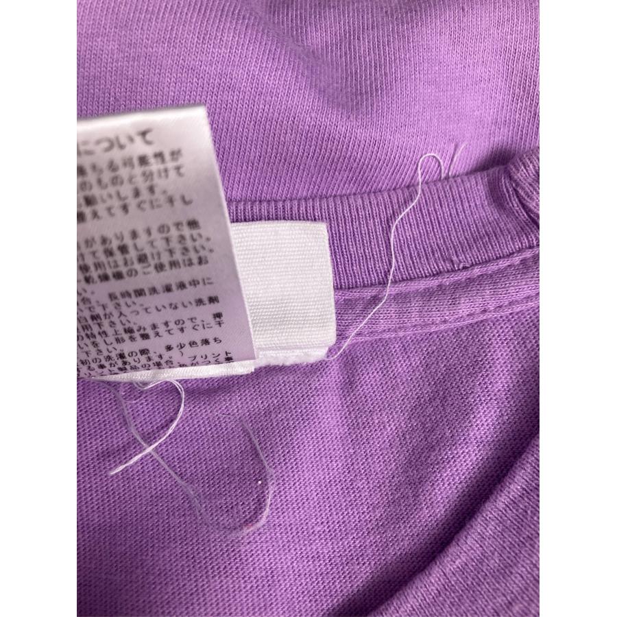 Left Alone レフトアローン Tシャツ/カットソー L パープル 前面プリント ワンポイント 刺繍 ミドル丈 半袖 メンズ レディース |  | 06