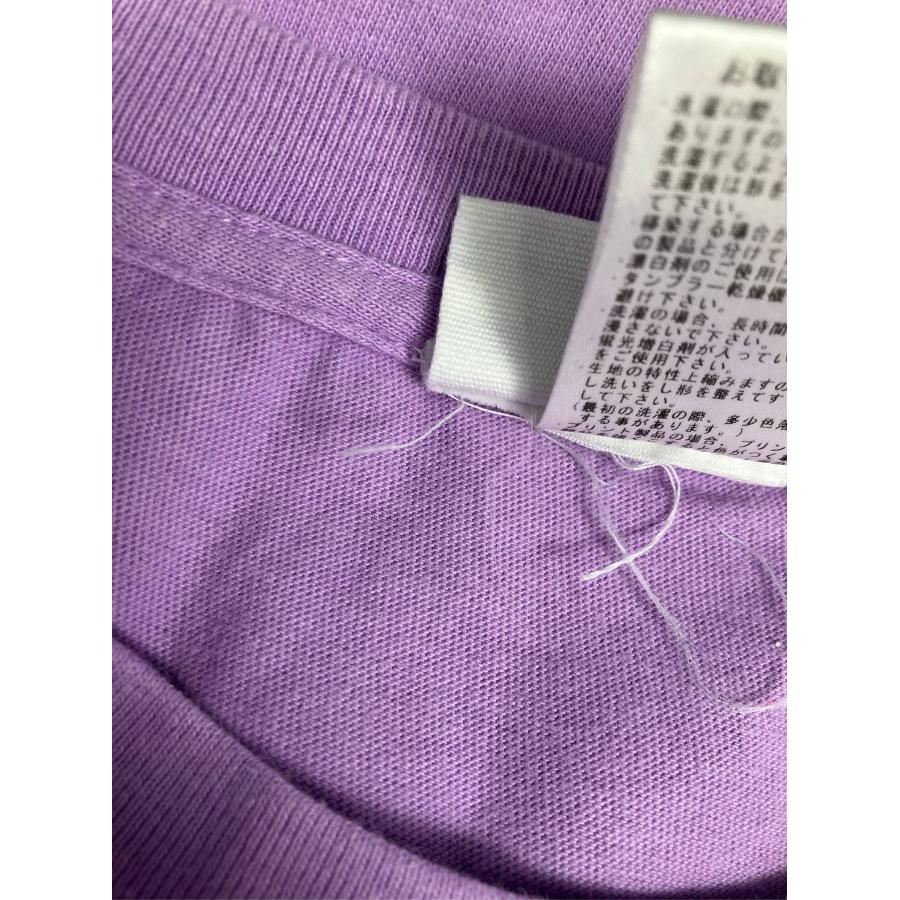 Left Alone レフトアローン Tシャツ/カットソー L パープル 前面プリント ワンポイント 刺繍 ミドル丈 半袖 メンズ レディース |  | 07