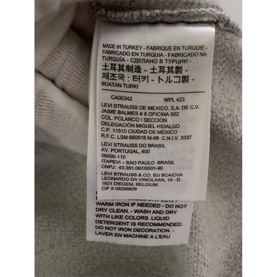 Levi's リーバイス パーカー L グレー コットン 前面プリント ブランドロゴ プルオーバー 長袖 メンズ レディース | Levi's | 09