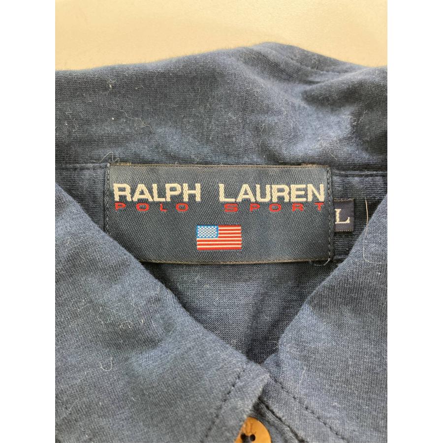 RALPH LAUREN SPORT ラルフローレンスポーツ ポロシャツ L ネイビー 無地 ワンポイント 長袖 レディース |  | 02