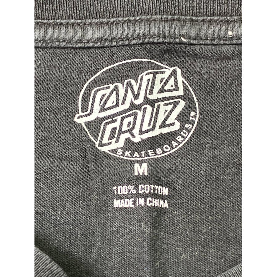 SANTA CRUZ サンタクルーズ Tシャツ/カットソー M ブラック 前面プリント バックプリント ブランドロゴ ミドル丈 メンズ レディース | SANTA CRUZ | 02
