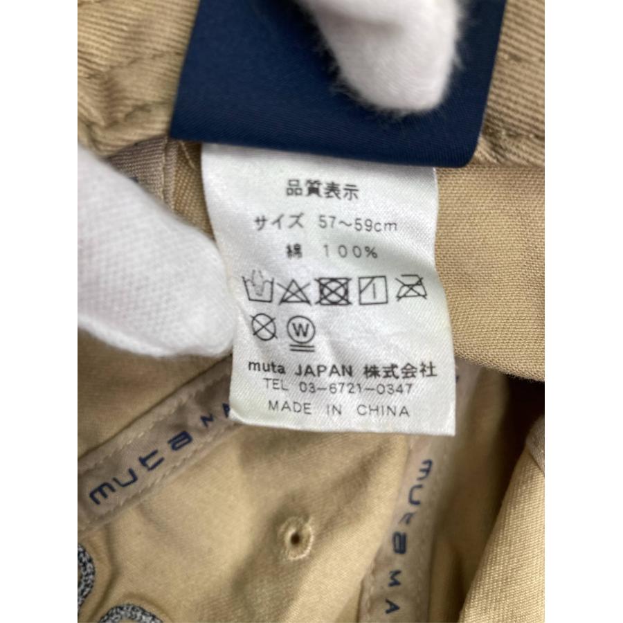 muta キャップ 57-59cm ベージュ コットン ベースボール メンズ レディース | muta | 05