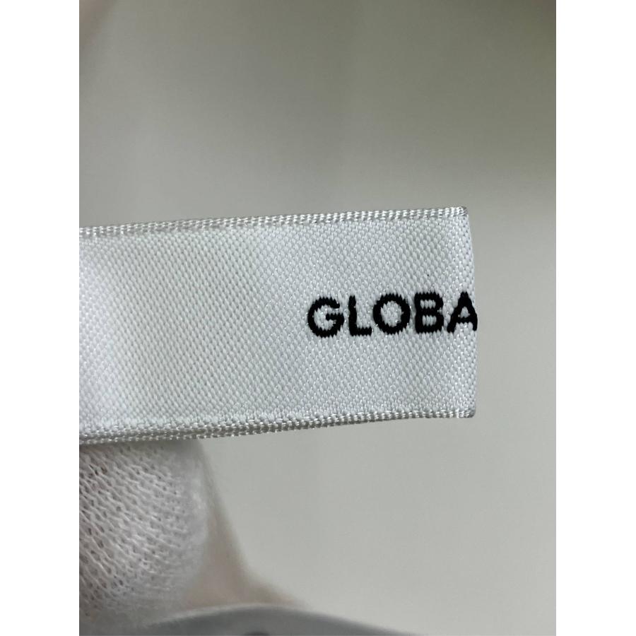 GLOBAL WORK グローバルワーク シャツ/ブラウス M ベージュ 無地 フリル リボン ミドル丈 半端袖 ワイドカラー レディース | GLOBAL WORK | 02