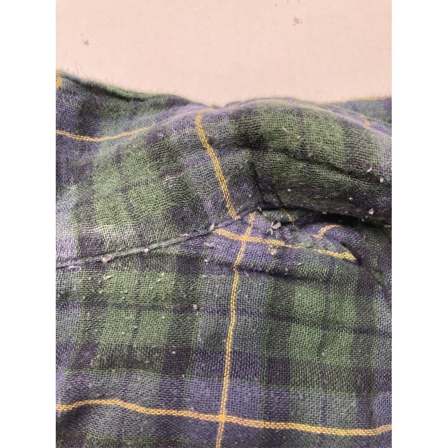 Ralph Lauren ラルフローレン シャツワンピース M グリーン チェック柄 ブランドロゴ 刺繍 長袖 ひざ丈 レディース |  | 03