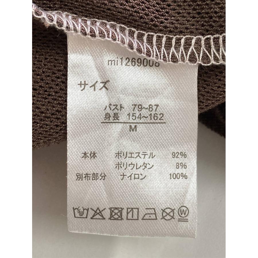 mily bilet Tシャツ/カットソー M ブラウン 無地 ミドル丈 長袖 クルーネック(丸首) レディース | mily bilet | 03