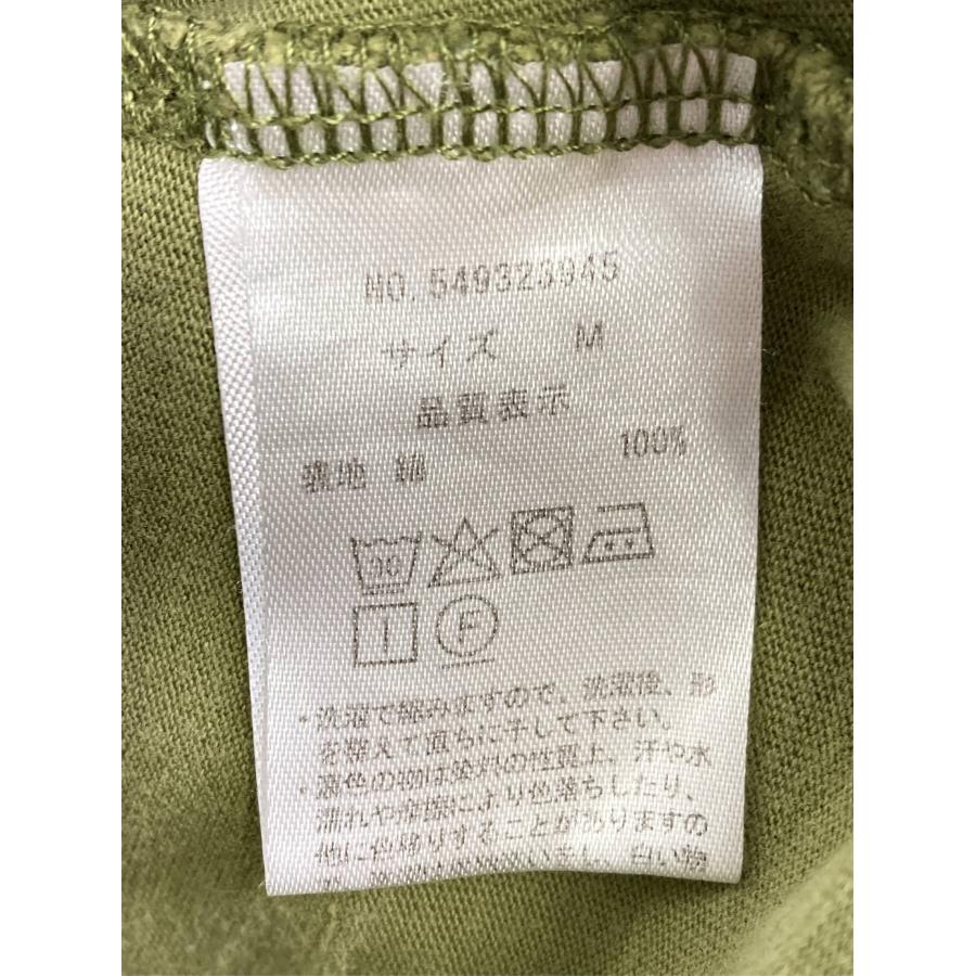 One Way ワンウェイ Tシャツ/カットソー M カーキ 前面プリント バックプリント ミドル丈 半袖 クルーネック(丸首) レディース |  | 03