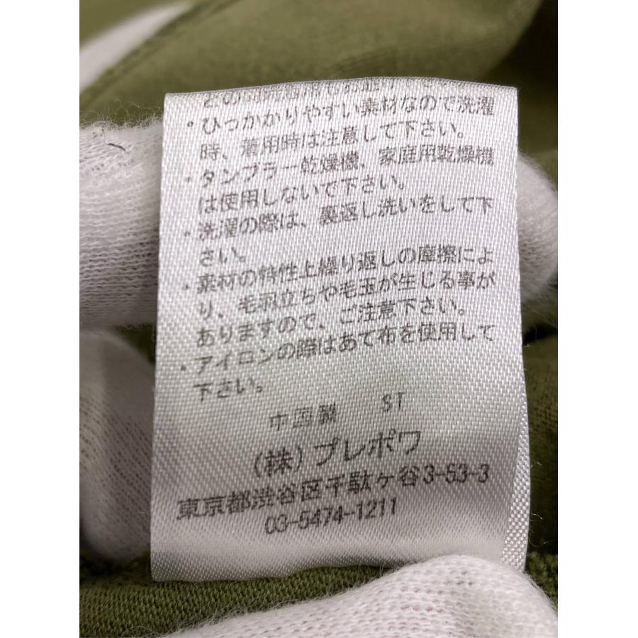 One Way ワンウェイ Tシャツ/カットソー M カーキ 前面プリント バックプリント ミドル丈 半袖 クルーネック(丸首) レディース |  | 04