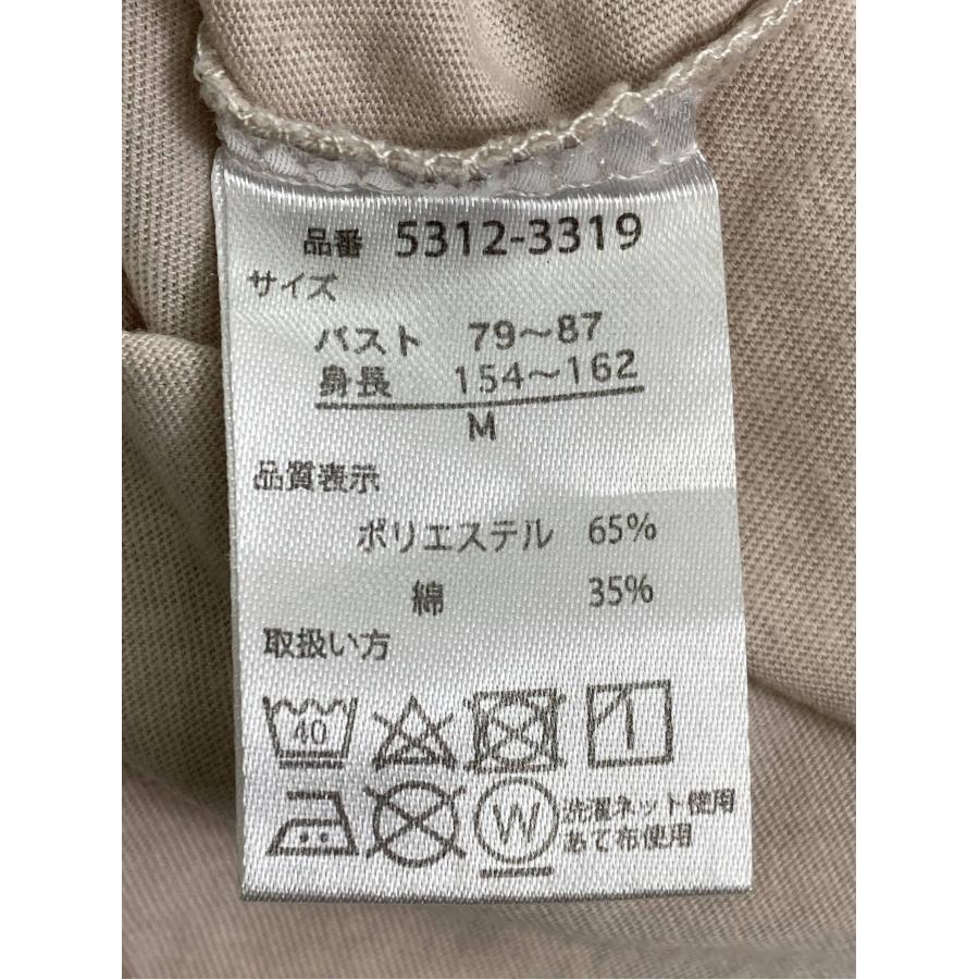 TM-PARTY ティーエムパーティー Tシャツ/カットソー M ベージュ 前面プリント ミドル丈 半袖 クルーネック(丸首) レディース |  | 03