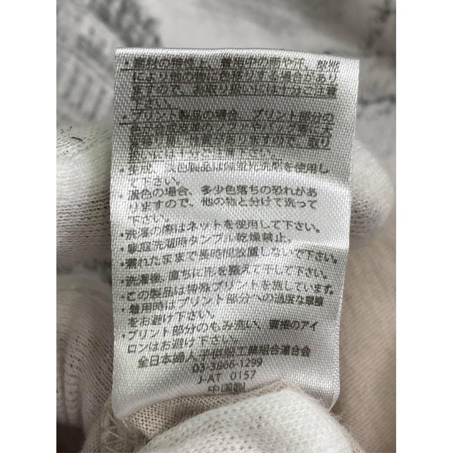 TM-PARTY ティーエムパーティー Tシャツ/カットソー M ベージュ 前面プリント ミドル丈 半袖 クルーネック(丸首) レディース |  | 04