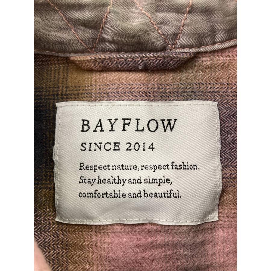 BAYFLOW ベイフロー シャツ/ブラウス 4 ピンク コットン 無地 チェック柄 長袖 レギュラーカラー メンズ | BAYFLOW | 03