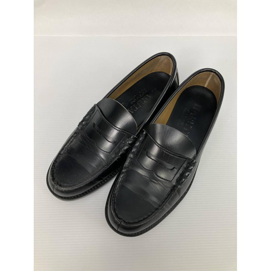 HARUTA ハルタ ローファー 24 1/2 ブラック 無地 〜3cm コインローファー メンズ レディース | HARUTA