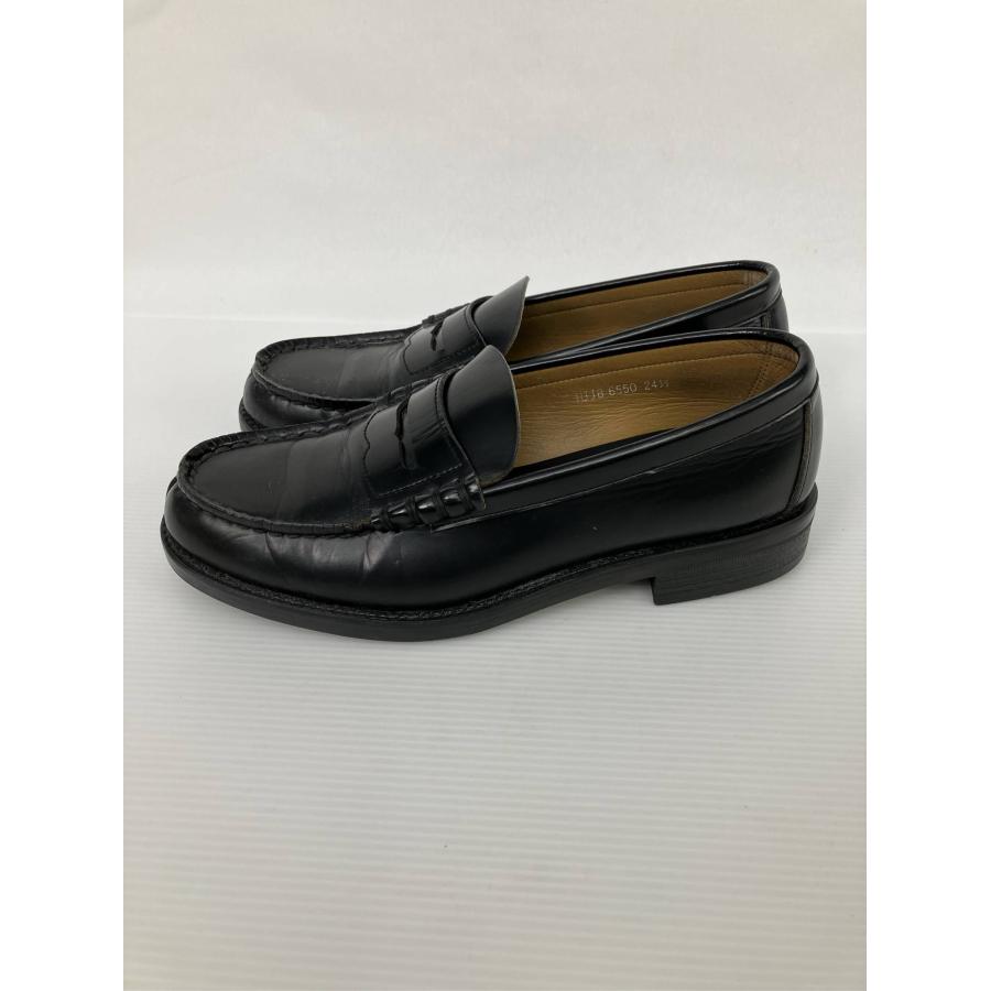 HARUTA ハルタ ローファー 24 1/2 ブラック 無地 〜3cm コインローファー メンズ レディース | HARUTA | 01