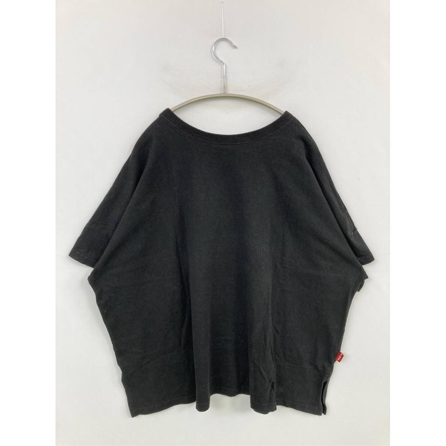 JaVa ジャバ Tシャツ/カットソー S ブラック 前面プリント 刺繍 ミドル丈 半袖 クルーネック(丸首) レディース |  | 01