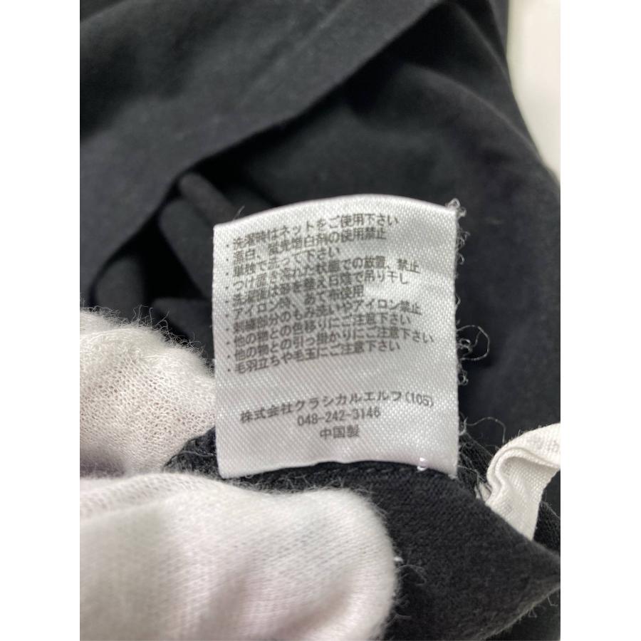 JaVa ジャバ Tシャツ/カットソー S ブラック 前面プリント 刺繍 ミドル丈 半袖 クルーネック(丸首) レディース |  | 04