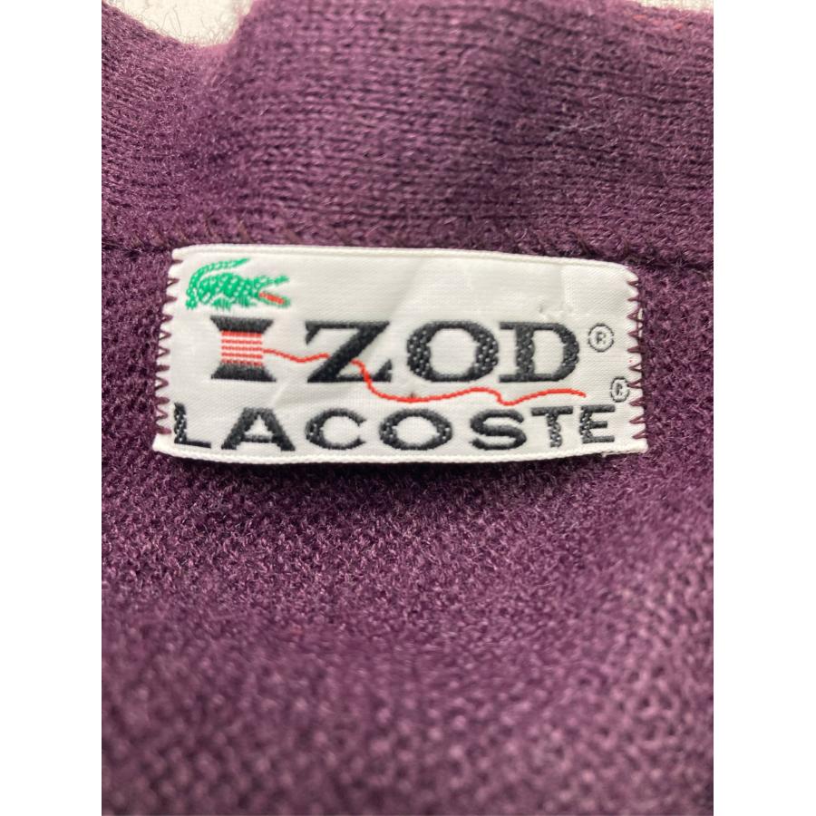 IZOD LACOSTE アイゾッドラコステ カーディガン/ボレロ パープル 無地 ワンポイント ブランドロゴ ミドル丈 長袖 メンズ レディース |  | 02
