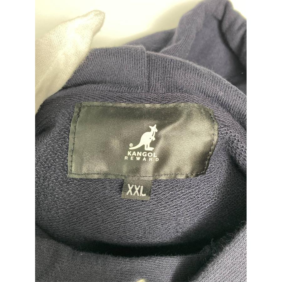 KANGOL カンゴール パーカー XXL ネイビー コットン ワンポイント 刺繍 プルオーバー 長袖 メンズ レディース | KANGOL | 02