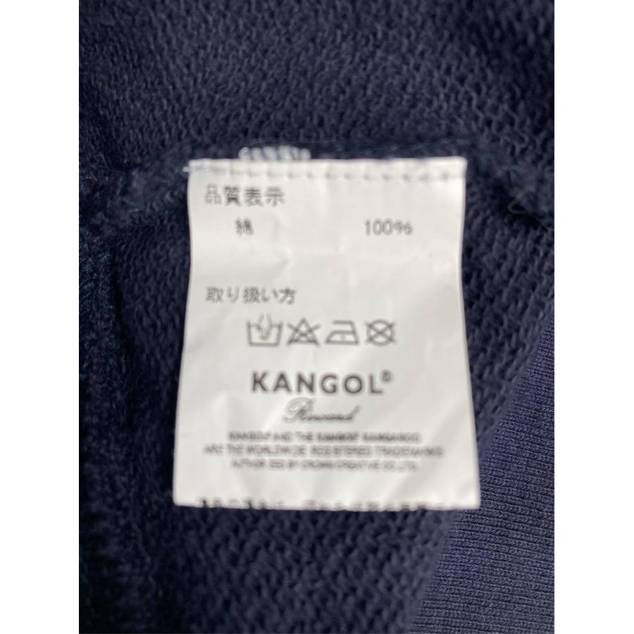 KANGOL カンゴール パーカー XXL ネイビー コットン ワンポイント 刺繍 プルオーバー 長袖 メンズ レディース | KANGOL | 03