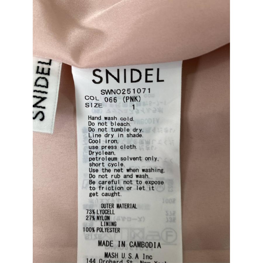 SNIDEL スナイデル ワンピース 1 ピンク ナイロン 無地 リボン 袖なし ロング・マキシ丈 フレア レディース | SNIDEL | 03