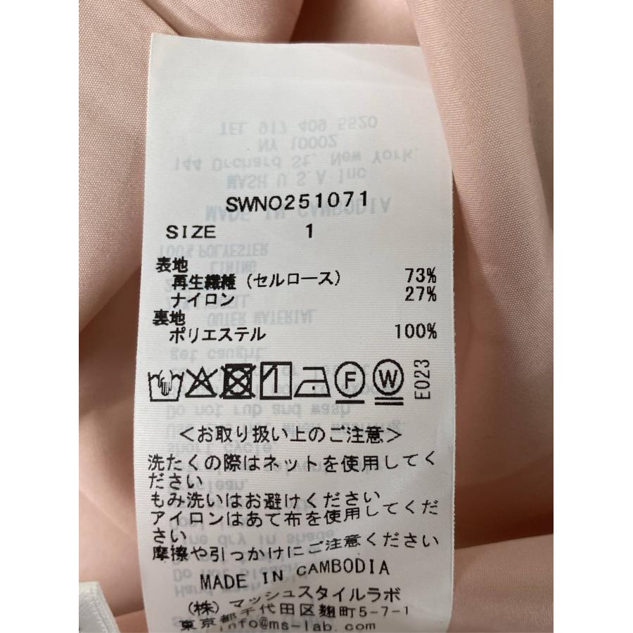 SNIDEL スナイデル ワンピース 1 ピンク ナイロン 無地 リボン 袖なし ロング・マキシ丈 フレア レディース | SNIDEL | 04