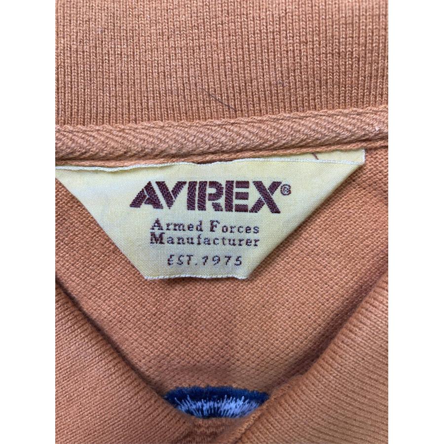AVIREX アヴィレックス ポロシャツ L ブラウン バックプリント ワンポイント 刺繍 半袖 メンズ | AVIREX | 02