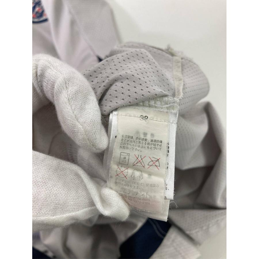 UMBRO アンブロ ポロシャツ 38 ベージュ ブランドロゴ 刺繍 ライン柄 半袖 メンズ |  | 04