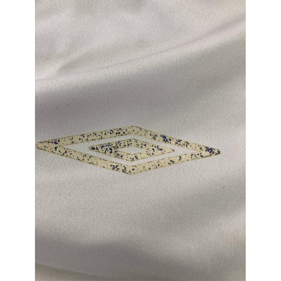 UMBRO アンブロ ポロシャツ 38 ベージュ ブランドロゴ 刺繍 ライン柄 半袖 メンズ |  | 06