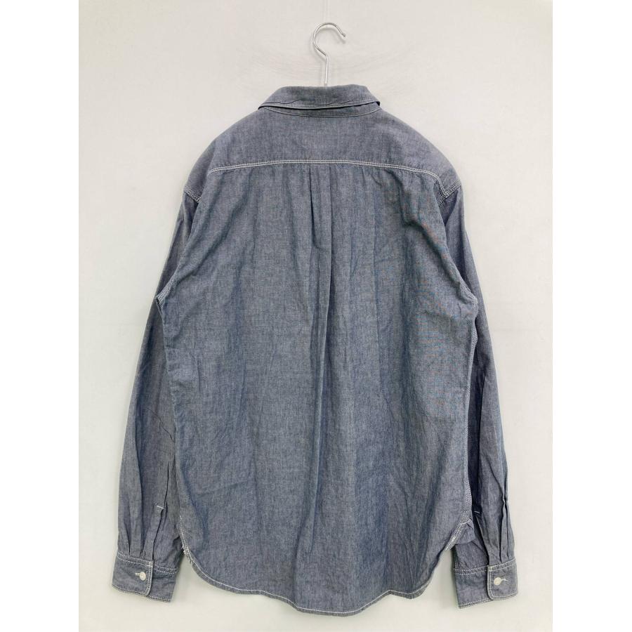 FREAK'S STORE フリークスストア シャツ/ブラウス L ブルー コットン 無地 ミドル丈 長袖 レギュラーカラー メンズ | FREAK'S STORE | 01