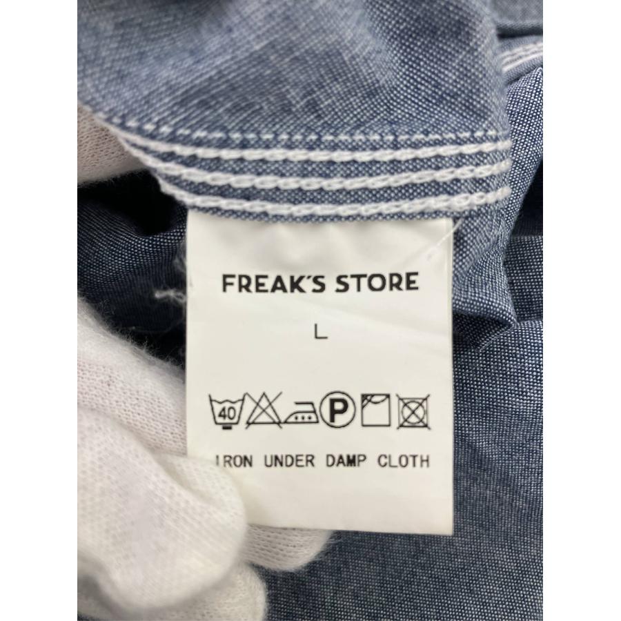 FREAK'S STORE フリークスストア シャツ/ブラウス L ブルー コットン 無地 ミドル丈 長袖 レギュラーカラー メンズ | FREAK'S STORE | 03