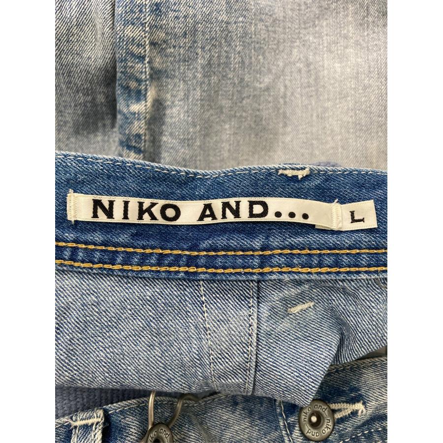 niko and ... ニコアンド サロペット/オーバーオール L ブルー クロップド・半端丈 デニム レディース |  | 02