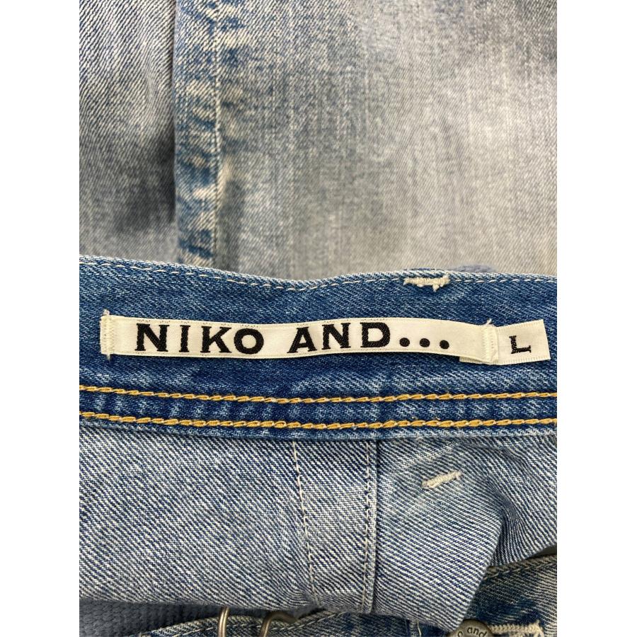 niko and ... ニコアンド サロペット/オーバーオール L ブルー クロップド・半端丈 デニム レディース |  | 03