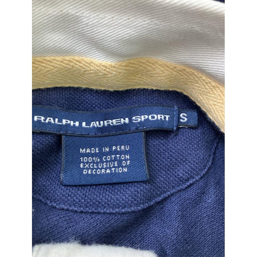 RALPH LAUREN SPORT ラルフローレンスポーツ ワンピース S ネイビー コットン バックプリント ブランドロゴ ライン柄 レディース |  | 03