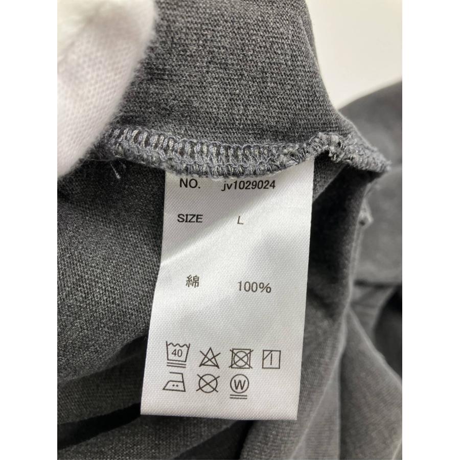 JaVa ジャバ Tシャツ/カットソー L グレー クルーネック(丸首) 半袖 前面プリント バックプリント ブランドロゴ メンズ レディース |  | 03
