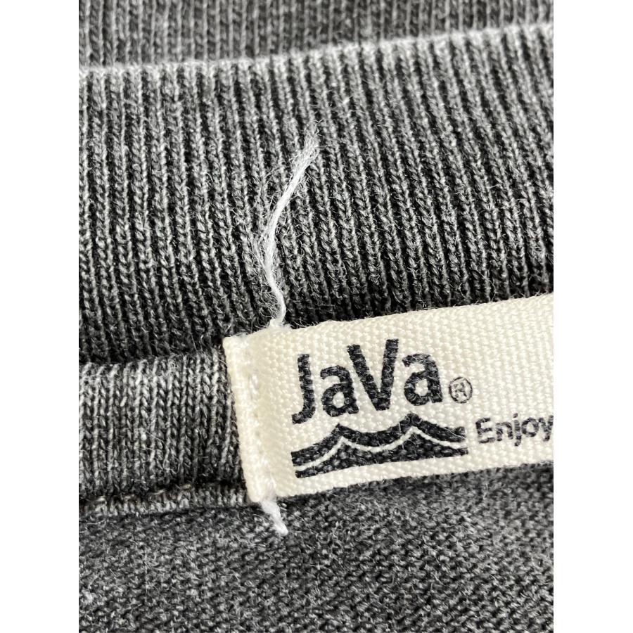 JaVa ジャバ Tシャツ/カットソー L グレー クルーネック(丸首) 半袖 前面プリント バックプリント ブランドロゴ メンズ レディース |  | 05