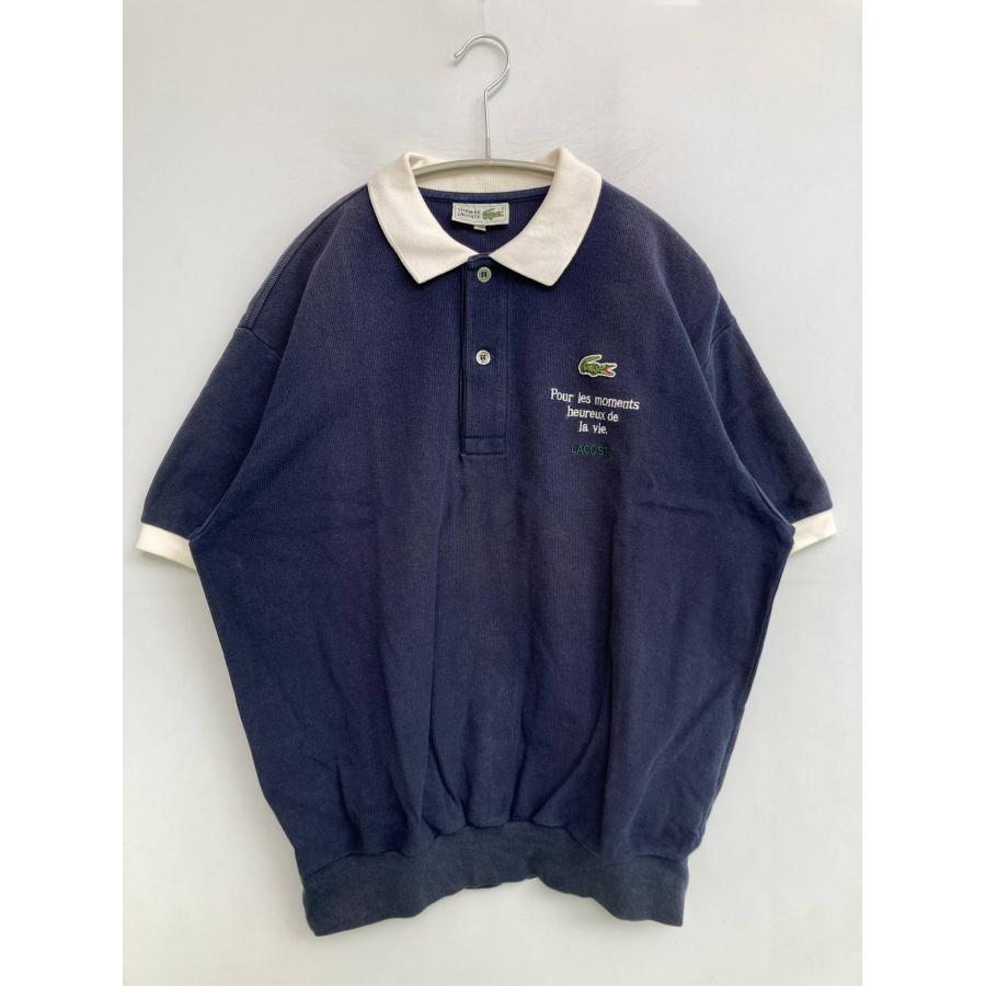 CHEMISE LACOSTE シュミーズラコステ ポロシャツ 3 ネイビー ブランドロゴ 刺繍 半袖 レディース | 