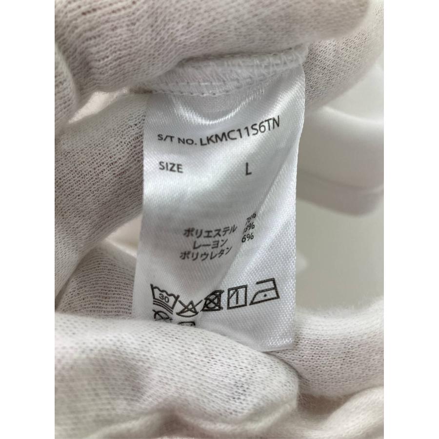 LAKOLE（ラコレ） Tシャツ/カットソー L ホワイト 前面プリント ミドル 