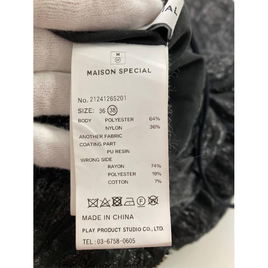 MAISON SPECIAL メゾンスペシャル ワンピース 38 ブラック ナイロン 袖なし ひざ丈 レディース | MAISON SPECIAL | 04
