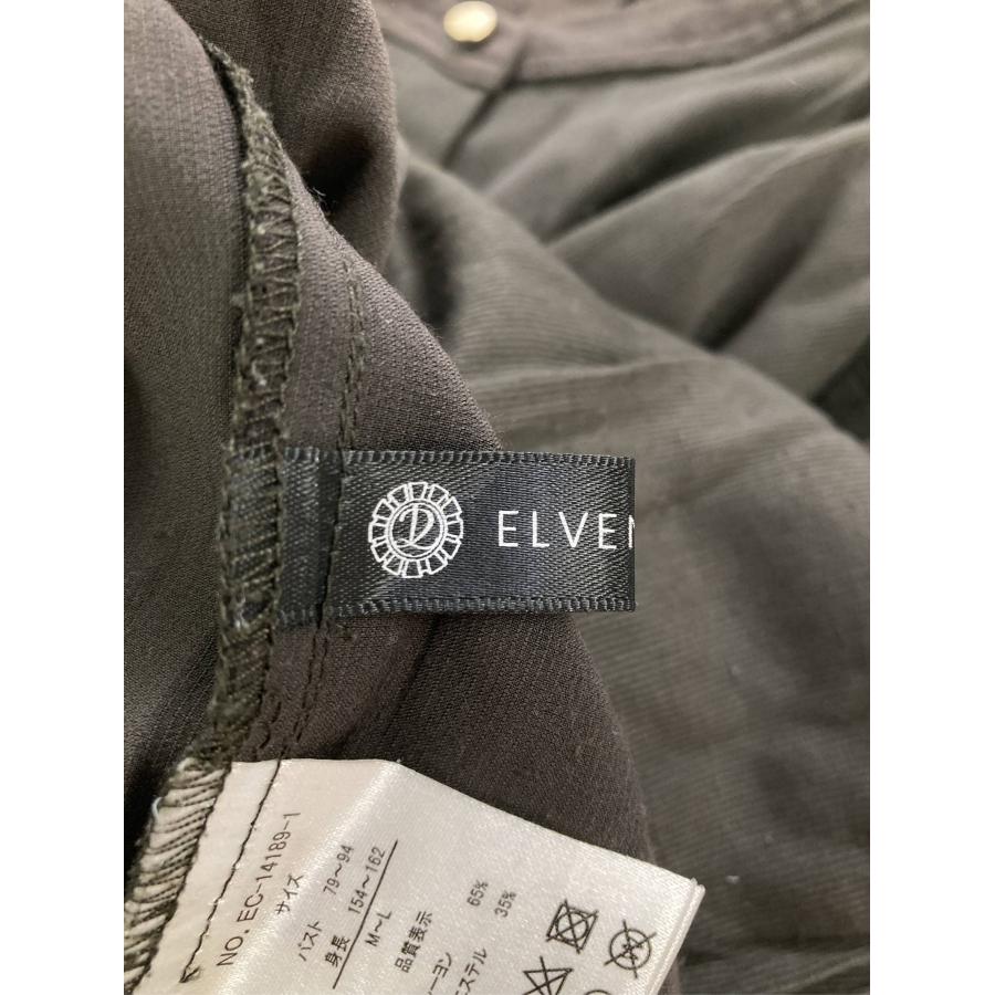 elvence-deux エルベンスドゥ シャツ/ブラウス M~L カーキ 無地 ミドル丈 長袖 ノーカラー レディース |  | 02