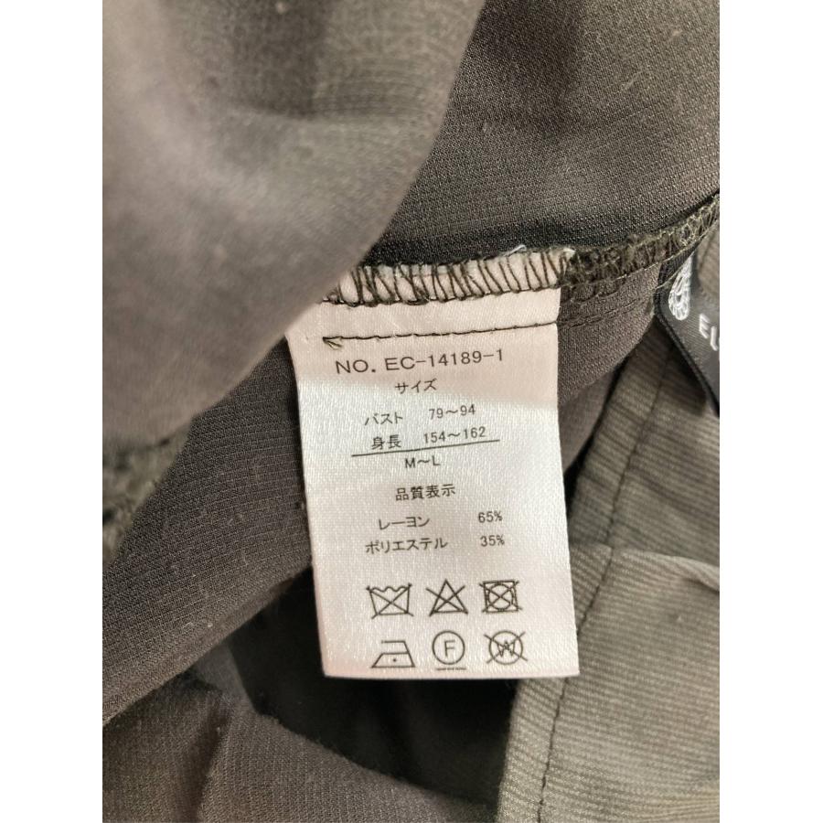 elvence-deux エルベンスドゥ シャツ/ブラウス M~L カーキ 無地 ミドル丈 長袖 ノーカラー レディース |  | 04