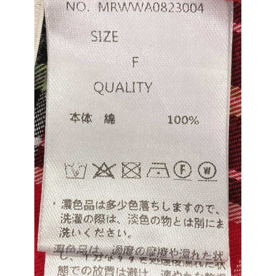 merlot メルロー ワンピース F レッド チェック柄 袖なし ショート・ミニ丈 フレア レディース |  | 04