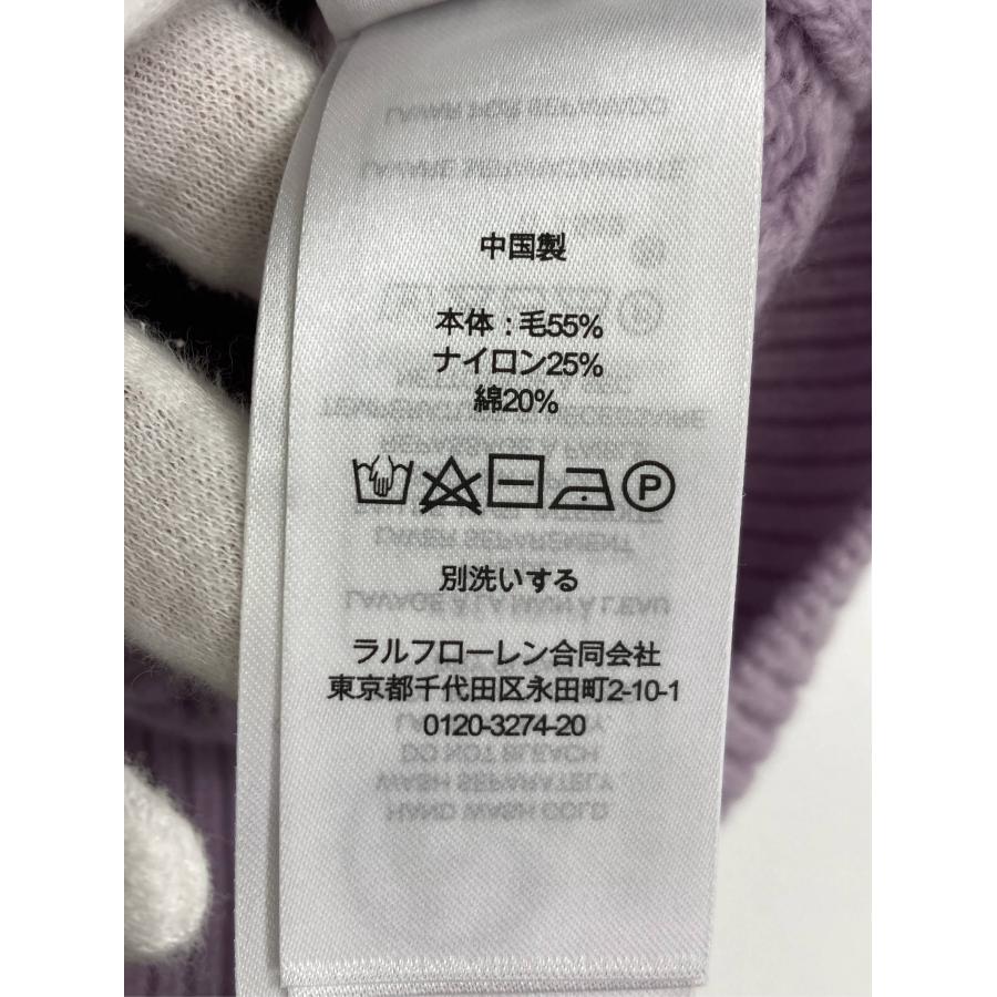 Ralph Lauren ラルフローレン カーディガン/ボレロ M パープル ウール・ニット 長袖 無地 ミドル丈 レディース |  | 05